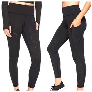 Athleta All In Reaction Perforated 7/8 Legging